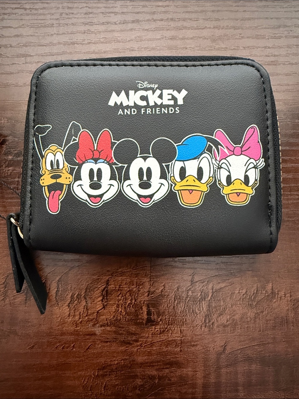 Primark x Disney Mickey and Friends Black Coin Wallet *NWT